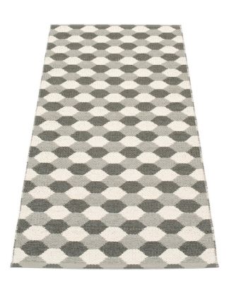 Dana Kunststoffteppich 70x160 warm grau Pappelina